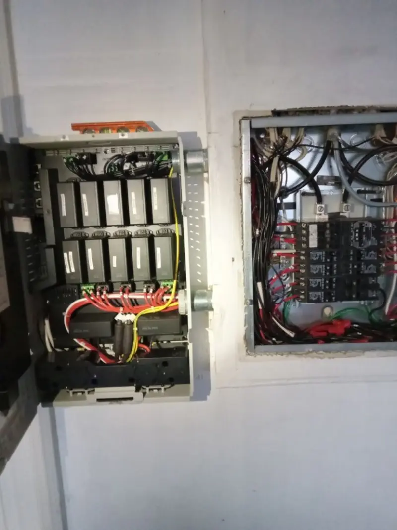 Electrical panel upgrade completed for Ring Doorbell Installation in Conestoga
